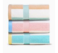 ZHCHAO Toalla grande 3 algodón grueso lavar una cara baño hogar hombres y mujeres suave absorción de agua toalla facial (Color: A 3PS, Tamaño: 73 x 34 cm)