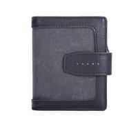 ZHCHAO Versión de Empalme Corto Monedero multifunción Licencia de Conducir Cartera for Hombres y Mujeres(Brown)