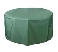 ZHCHL Funda Muebles Jardin Impermeable Redonda 125x75cm, Cubierta De Muebles De Exterior Impermeable a Prueba De Viento Paño Oxford, Cubierta De Mesa De Jardín para Patio