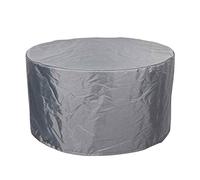 ZHCHL Funda Muebles Jardin Impermeable Redonda 160x85cm, Cubierta De Muebles De Exterior Impermeable a Prueba De Viento Cubierta De Mesa De Jardín, para Muebles De Jardín