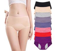 ZHCWEP Everdries Panties for Women Over 60,Everdries Leakproof Ladies Underwear,Incontinence Underwear for Women (XL,8Pcs)