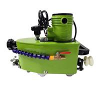 ZHDANB 800W pulidora de Bordes de Vidrio Profesional,pulidora de Vidrio portátil,8000 RPM,Recto,Redondo,máquina de Pulido de Bordes de Vidrio eléctrica,para Vidrio,acrílico mármol Green-OnlyMachine