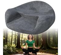 ZHDANB Cuscino da meditazione per seduta a pavimento, CojíN De MeditacióN, Cojín de Yoga Desmontable, 24 × 22.8 × 6.7in, Espuma Memoria, Banco de Meditación, para Yoga, Meditación, Relajación Gray