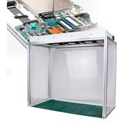 ZHDANB Gabinete de Flujo laminar, Campana Flujo laminar pequeña, con 3 Ventiladores, Filtro Hepa., 26x12x20 Pulgadas, estación reparación móviles, Funcionamiento silencioso 110V