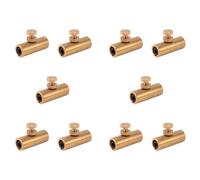 Zhdbchyuu 10 Pieza Gold Copper Cello Wolf Tone Eliminator Wolfe Tone Mute Suppressor para Cello Gold