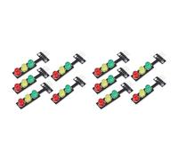 Zhdbchyuu 10 Piezas Mini Semáforo LED DC 5V 5MM Módulo de Pantalla Kit de Proyecto de Bricolaje, Modelo de de Tráfico Semáforo