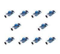 Zhdbchyuu 10X 3.3V / 3.5V Lm393 MicróFono Amplificador Sensor de Sonido Mic MóDulo de Voz para