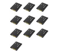 Zhdbchyuu 10X Adaptador 2 en 1 Que Combina M.2 NGFF Key B y MSATA SSD A 2.5 SATA3 con Caja de Plástico para SSD