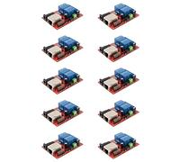 Zhdbchyuu 10X LAN Ethernet Tarjeta de Relé de 2 Vías Interruptor de Retardo Módulo de Controlador/UDP Servidor Web