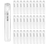 Zhdbchyuu 180 Piezas Mini Botella de de 5 Ml, Mini Botella de de Plástico Transparente Vacía, Botella de Perfume Recargable de Niebla Fina, Atomizador de Perfume