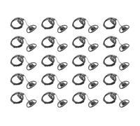 Zhdbchyuu 20X 2 Pines Clip de Oreja En Forma de D Avanzada Auriculares Ptt Auricular Micrófono para Radios de 2 Vías Gp88S Gp300 Gp68 Gp2000 Gp88 Gp3188 Cp040 Cp1200 A8 A6 A10 A12