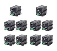 Zhdbchyuu 20X Convertidor de Ethernet sobre Par - Extensor de Ethernet sobre Cable Telefónico, Amplificador de Red LAN RJ45