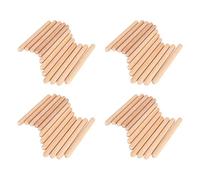 Zhdbchyuu 24 Pares de Clavos de Madera Instrumento de Percusión Musical Palos de Ritmo Percusión Palos de Ritmo Juguete Musical para Niños