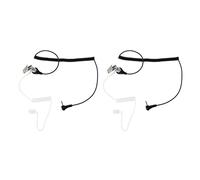 Zhdbchyuu 2X 1Pin 2.5mm Auricular de Tubo Acustico Encubierto Auricular para Radios de 2 Vias para