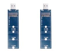 Zhdbchyuu 2X Adaptador SSD M2 Una USB Adaptador M.2 Una USB Clave B M.2 Protocolo Adaptador SSD NGFF Una Tarjeta SSD USB 3.0