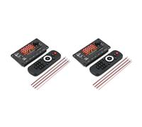 Zhdbchyuu 2X Amplificador de 12V Bluetooth 5.0 100W Placa Decodificadora de MP3 GrabacióN de Llamadas MóDulo de Audio de MúSica InaláMbrico Radio USB TF para AutomóVil (A)