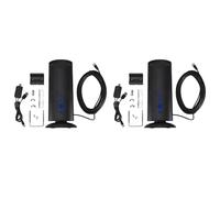 Zhdbchyuu 2X Antena de TV 8K 4K Full HD Antena HDTV de Más de 450 Millas de Alcance, con El Mejor Amplificador Potente Y Amplificador de Señal para Smart TV