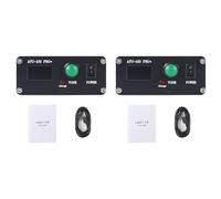 Zhdbchyuu 2X ATU-100 Pro+ 1.8-55Mhz Sintonizador de Antena Automático Multifunción Conveniente Acabado de 0.96 Pulgadas Recargable con Estuche