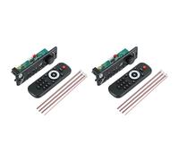 Zhdbchyuu 2X Bluetooth MP3 WAV Decodificador Placa Amplificador Manos Audio del Coche Micrófono USB TF Radio Reproductor Mp3 Altavoz