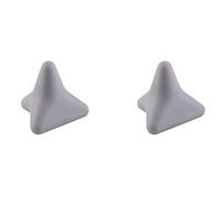 Zhdbchyuu 2X Bola Sólida de Cono de Masaje de Silicona Liberación Del Músculo Psoas Espalda Cuello Omóplato Pie Yoga Relajación Triangular 1