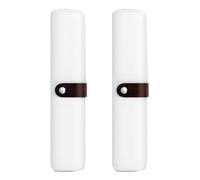 Zhdbchyuu 2X Estuche para Cepillo de Dientes Desinfectante con Luz UV Estuche para Cepillo de Dientes Portátil Cepillo de Dientes para Elementos Esenciales Mientras Viaja