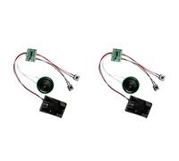 Zhdbchyuu 2X Grabación con Control de Luz y Módulo de Sonido de Reproducción de 4 Minutos Grabación con Detección de Luz con Batería Reproducir una Vez