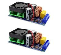 Zhdbchyuu 2X IRS2092 de Alta Potencia 500W Mono Canal HiFi Placa Amplificadora de Potencia Digital Clase D Placa Amplificadora de Potencia de Escenario
