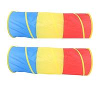 Zhdbchyuu 2X Juguetes para Niños Túnel de Gateo Niños Al Aire Libre Tubo de Juguete para Interiores Juego para Bebés Juego de Gateo Niño Niña Mejor Regalo de Cumpleaños