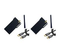 Zhdbchyuu 2X Kit de Módulo de Radio Casero Ultar UHF Kv4p HT V2.0d para Teléfono Android con Radio de Aficionado.