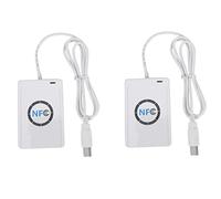 Zhdbchyuu 2X Lector de Tarjetas USB NFC Y Escritor ACR122U-A9 China Lector de Tarjetas RFID Sin Contacto Lector Inalámbrico NFC