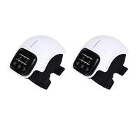 Zhdbchyuu 2X Masajeador Eléctrico de Rodilla, Fisioterapia, Rodilleras Infrarrojas para Alivio, Calentamiento, Temperatura, Presión de Aire, Masaje de Pierna y Codo