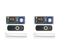 Zhdbchyuu 2X Placa Amplificadora Decodificadora de Audio Bluetooth 2x80W 160W Amplificador Reproductor de Audio 12V DIY Reproductor de MP3 Módulo de Radio FM para Coche TF USB