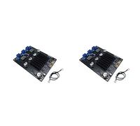 Zhdbchyuu 2X Placa Amplificadora Digital TPA3250 130Wx2 Placa Amplificadora de Audio de Alta Potencia 4A 32V Clase D con Cable Blindado XH2.54mm-3P