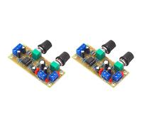 Zhdbchyuu 2X Placa de Preamplificador de Subwoofer de 10-24 V CC, Placa de Filtro de Frecuencia de Subwoofer, Placa de Filtro de Fuente de Alimentación Única para Kit de Bricolaje.
