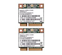 Zhdbchyuu 2X Tarjeta de Red InaláMbrica Atheros AR9832 AR5BHB116 2.4/5 GHz Single-Chip 300 Mbps 802.11N Mini PCI-e Tarjeta InaláMbrica WiFi