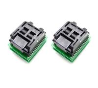 Zhdbchyuu 2X TQFP32 QFP32 TO DIP32 IC Programmer Adapter Chip Test Socket Burning Socket Circuitos Integrados