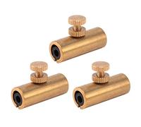 Zhdbchyuu 3 Pieza Gold Copper Cello Wolf Tone Eliminator Wolfe Tone Mute Suppressor para Cello Gold