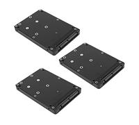 Zhdbchyuu 3X 44PIN MSATA A 2.5 Pulgadas IDE HDD SSD MSATA A Pata Adaptador Tarjeta Convertidor con Estuche