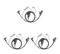 Zhdbchyuu 3X Auricular Micrófono con PTT para Radio SL1M SL1K SL1600 SL300 SL7500 SL400 SL4000 Walkie Talkie Air Acoustic Tube