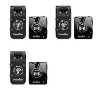 Zhdbchyuu 3X de Transmisión de Monitor de Auriculares Inalámbrico de 2,4 GHz, Transmisor y Receptor de Auriculares de Audio de Escenario