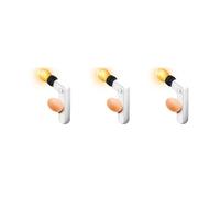 Zhdbchyuu 3X Probador de Velas de Huevo Lámpara de Vela de Incubadora de Luz Fría Inalámbrica Recargable con Dos Cabezales Suaves Aptos para Todos Los Tipos de Huevos