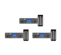 Zhdbchyuu 3X Reproductor de Audio Digital Bluetooth Reproductor de MP3 Placa Decodificadora 128X64 Dots LCD USB SD BT FM Módulo de Reproductor de Música TPM119B