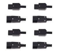 Zhdbchyuu 4X 250V 10A Conector de Potencia IEC 320 C14 Claviaj A C13 Enchufe