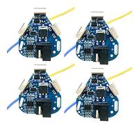 Zhdbchyuu 4X 3S 10,8 V 12,6 V 40A 18650 Placa de Batería de Litio para Destornillador Shura Shurika Batería 3S 12V