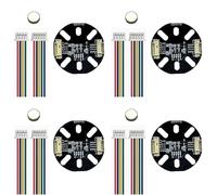 Zhdbchyuu 4X Codificador Magnético MT6701 de 14 bits de Alta Precisión IIC+AB1024 Compatible con Comunicación IIC//PWM/da para Motores Sin Escobillas.