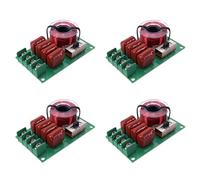 Zhdbchyuu 4X Divisor de Frecuencia Audio de Alta Fidelidad Treble Altavoz Divisor de Frecuencia Filtros de Cruce EstéReo para Altavoz de 2-16Ohm