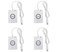 Zhdbchyuu 4X Lector de Tarjetas USB NFC y Escritor ACR122U-A9 China Lector de Tarjetas RFID Sin Contacto Lector Inalámbrico NFC de