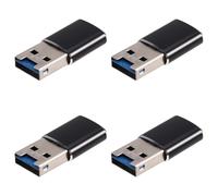 Zhdbchyuu 4X Mini Adaptador de Lector de Tarjetas de Memoria USB 3,0 de Aluminio para Tarjeta Micro-SD/Adaptador de Lector de Tarjetas TF Pc Ordenador Portátil