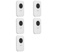 Zhdbchyuu 5X Enrutador Módem LTE 4G 5G, Punto de Acceso de 300 Mbps para hasta 10 Dispositivos, Ranura para Tarjeta SIM, Batería de 2100 MAh, para Viajes, Viajes de Negocios