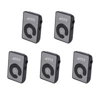 Zhdbchyuu 5X Mini Mirror Clip USB Reproductor de Música Mp3 Digital Compatible con 8Gb SD TF Tarjeta Negro